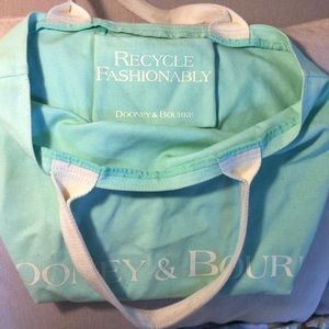 Dooney & Burke canvas beach bag